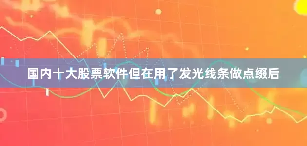 国内十大股票软件但在用了发光线条做点缀后